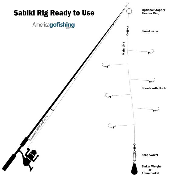 Sabiki Rig Fishing Bait Jig Hooks — Bait Master Fishing and Tackle