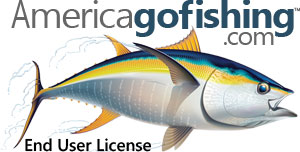 logo and yellowtail snapper with text end user license