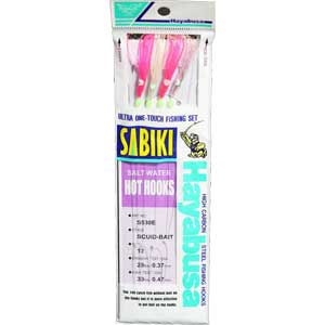 Hayabusa Sabiki Rig S530E JP-12 4-hooks 30-test 66.9-in